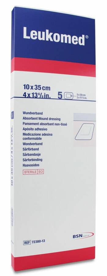 Leukomed Ap¢sito Postoperatorio 10 cm x 35 cm, 5 Uds