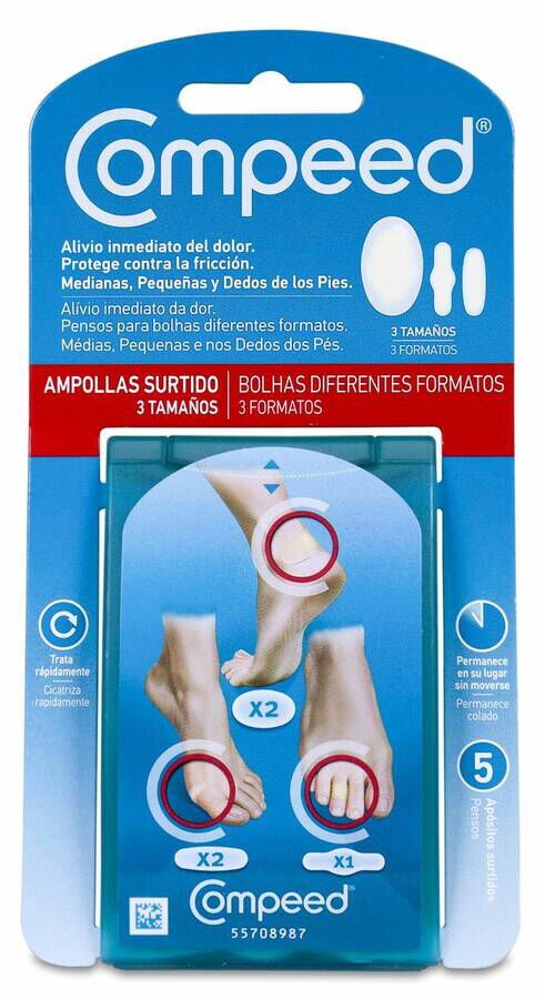 Compeed Ampollas Hidrocoloide Surtido, 5 Uds