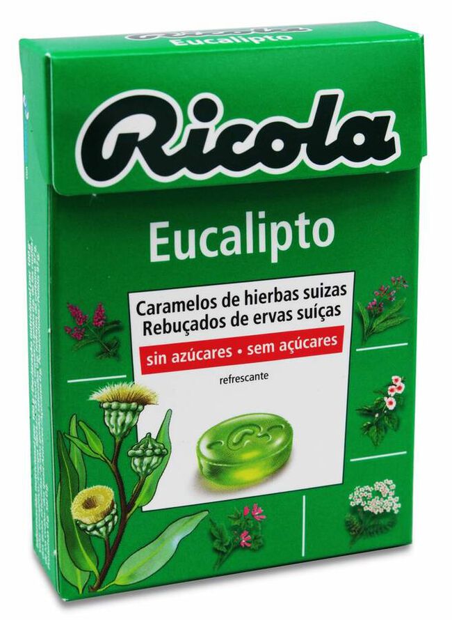 Ricola Perlas Eucalipto Sin Az£car, 25 g