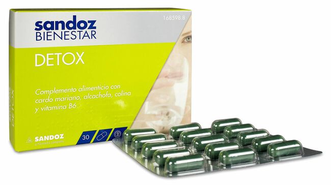 Sandoz Bienestar Detox, 30 C psulas