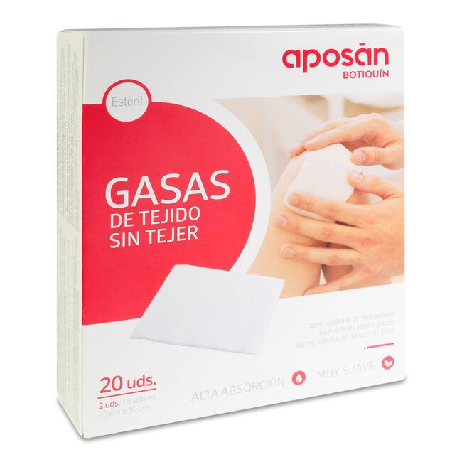 Apos n Gasa de Tejido sin Tejer 10x10 cm, 20 Uds