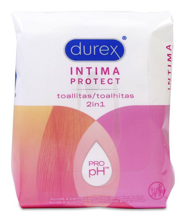 Durext Intima Protect Toallitas 2 en 1,  20 uds