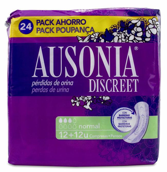 Ausonia Discreet Normal, 24 Uds