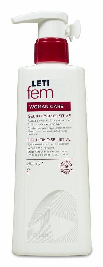 LETIfem Gel Íntimo Sensitive, 250 ml