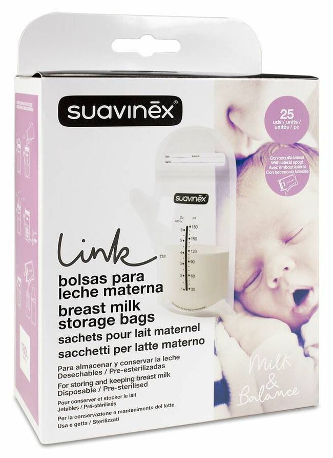 Suavinex Bolsas de Almacenaje, 25 Uds