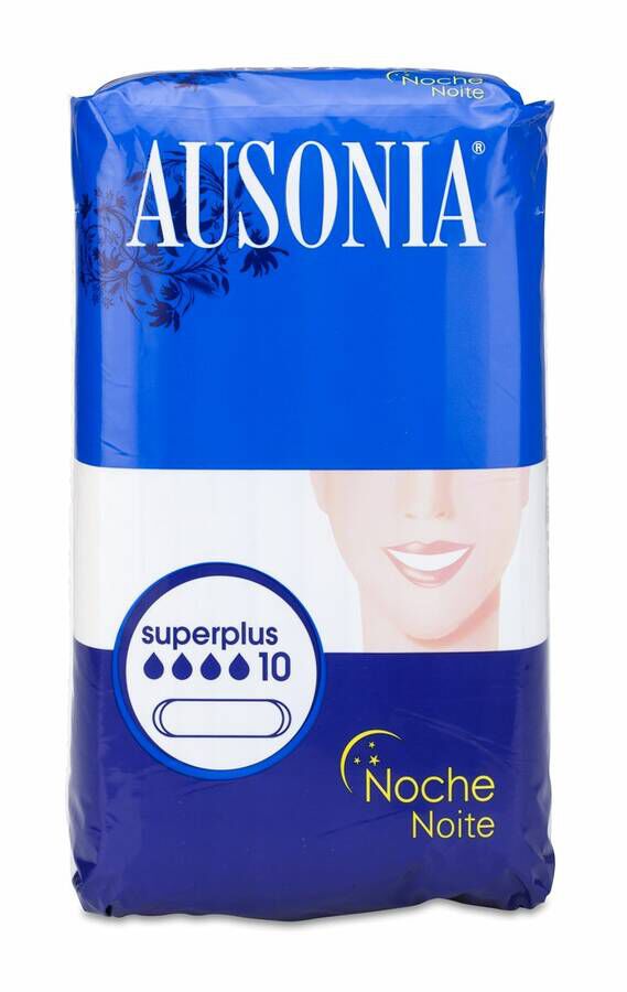 Ausonia Superplus Noche, 10 Uds