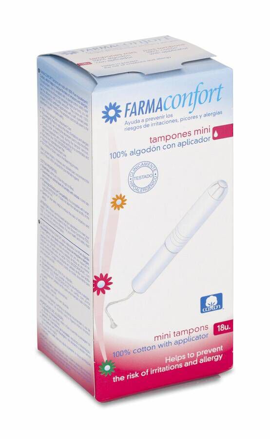 Farmaconfort Tampón Mini Con Aplicador, 18 Uds