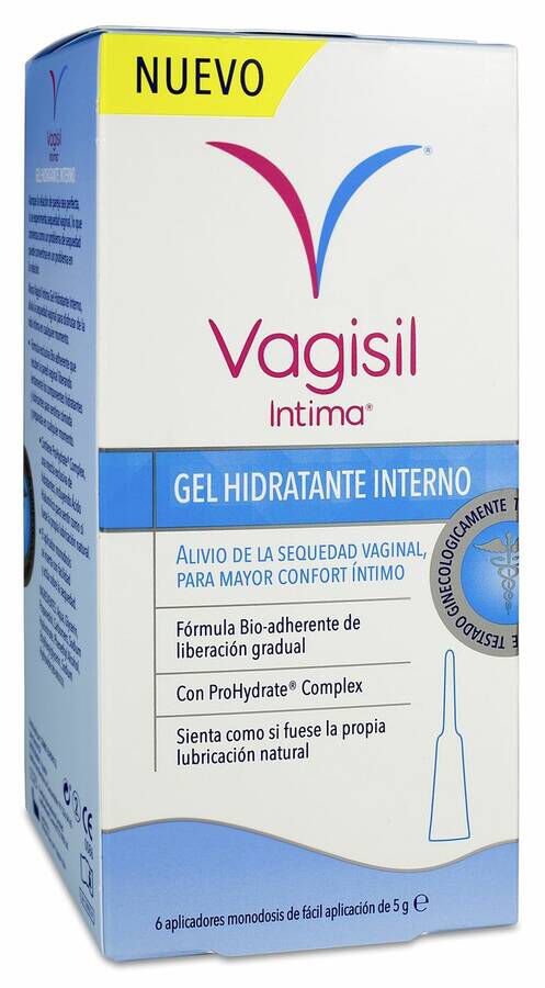 Vagisil Gel Hidratante Interno, 6 Uds