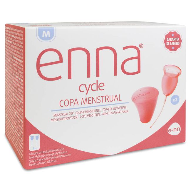 Enna Cycle Copa Menstrual Talla M, 2 Uds