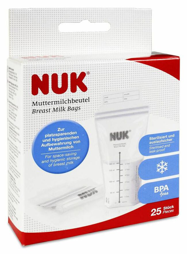 Nuk Bolsas para Leche Materna, 25 Uds