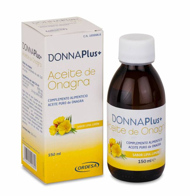 DonnaPlus+ Aceite de Onagra Lóquido, 150 ml