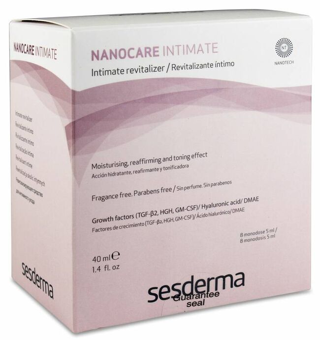 Sesderma Nanocare Intimate Perfect Care, 8 Cánulas