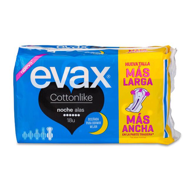 Evax Cottonlike Noche con Alas, 18 Uds