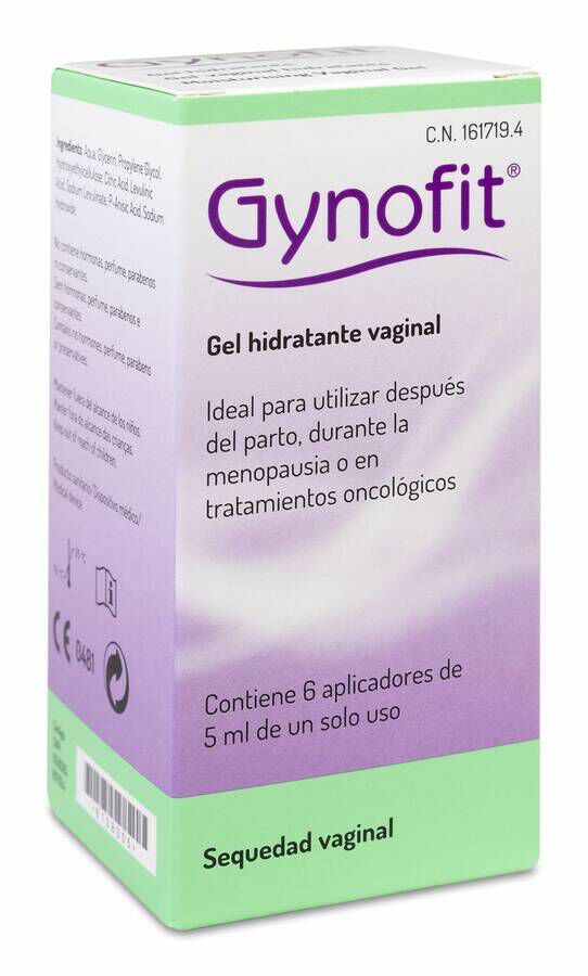 Gynofit Gel Vaginal Hidratante, 6 Uds