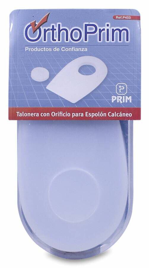 OrthoPrim Talonera de Silicona para Espolón con Orificio Talla M 1 Par