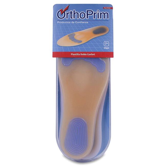 OrthoPrim Plantilla Doble Confort Talla M 1 Par