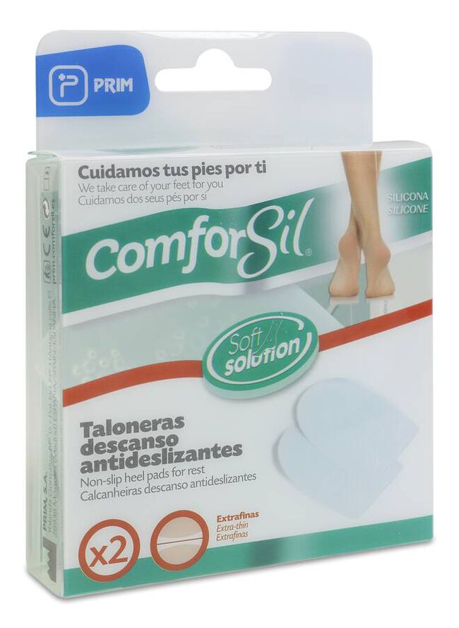 Comforsil Taloneras de Silicona para Descanso Talla M 1 Par