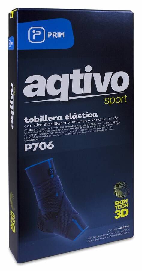 Prim Aqtivo Sport Tobillera con Almohadillas en 8 Talla M 1 Ud