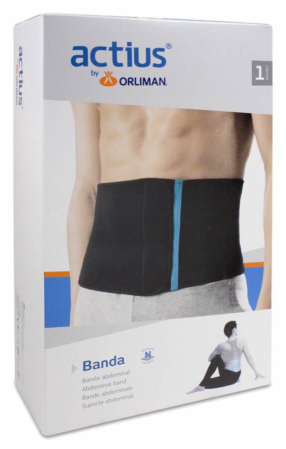 Actius Banda Abdominal Neopreno Talla Única 1 Ud