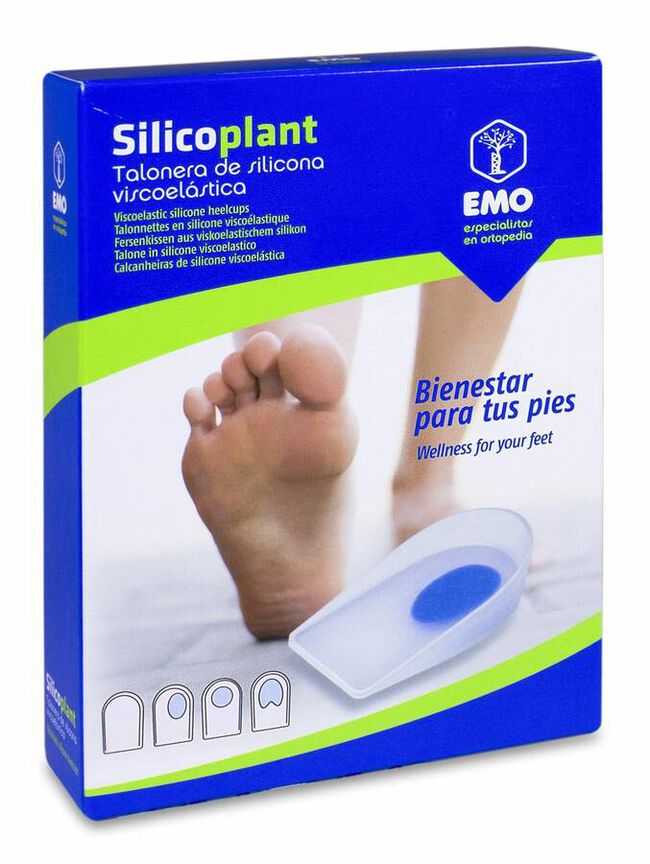 Emo Silicoplant Talonera Blue SH200 Talla S 1 Par