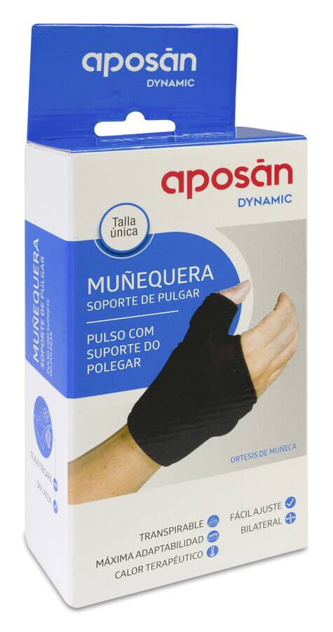 Aposan Dynamic Muñequera con Soporte Pulgar 1 Ud