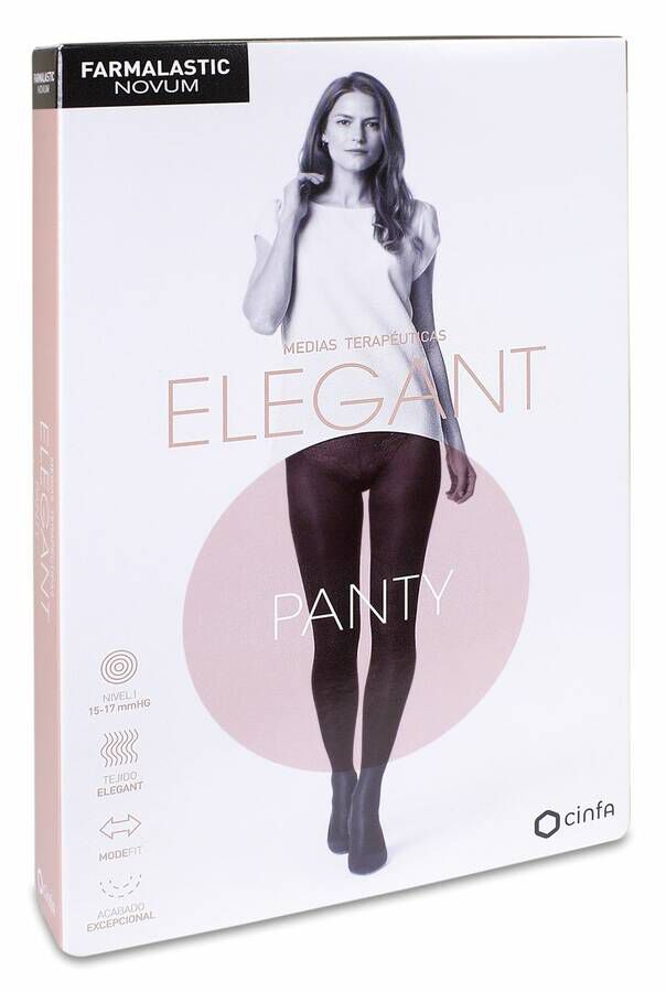 Farmalastic Novum Elegant Panty Compresión Ligera T4 Chocolate 1 Ud