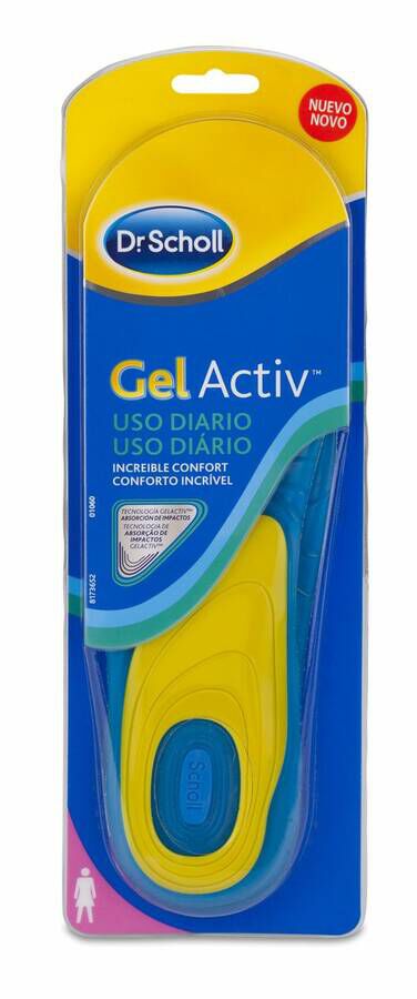 Scholl Gelactiv Uso Diario Mujer 1 Par