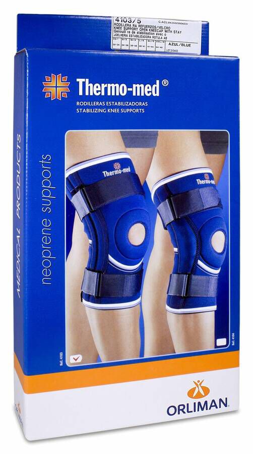 Orliman Thermomed Rodillera de Neopreno con Cinchas Azul Ref. 4103 Talla 5 1 Ud