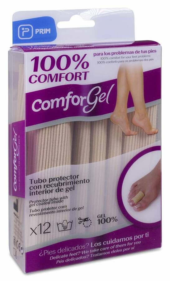 ComforGel Tubo Protector Gel 2,5 cm 12 Uds