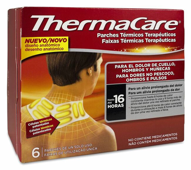 Thermacare Parche Térmico Cuello Hombros y Muñeca 6 uds