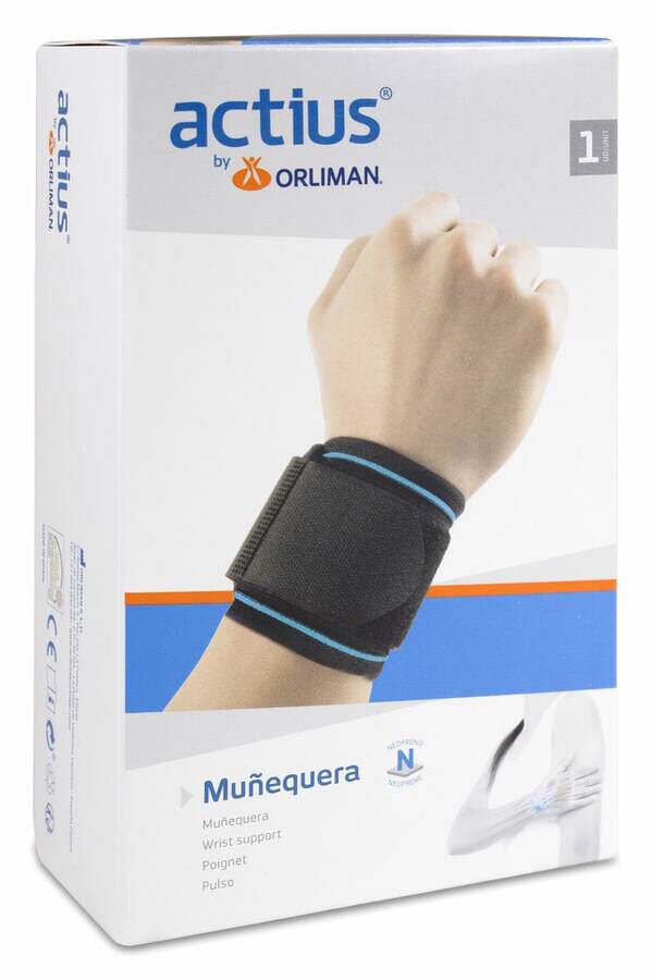 Actius Muñequera Neopreno Talla Única 1 Ud