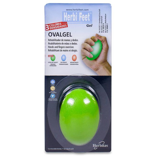 Herbi Feet Ovalgel Extra Soft Rehabilitador Verde 1 ud