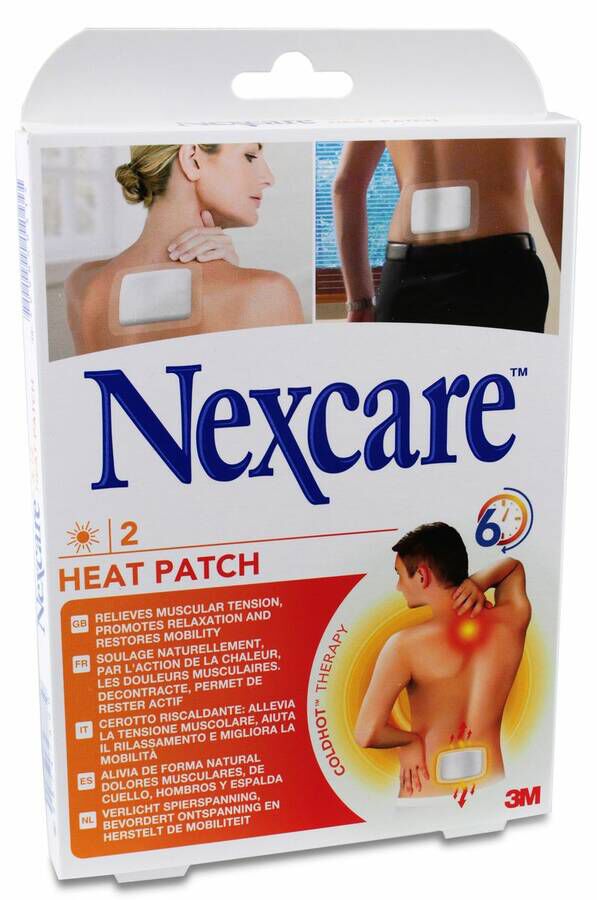 Nexcare Parche Térmico 9,5 x 13 cm 2 Uds