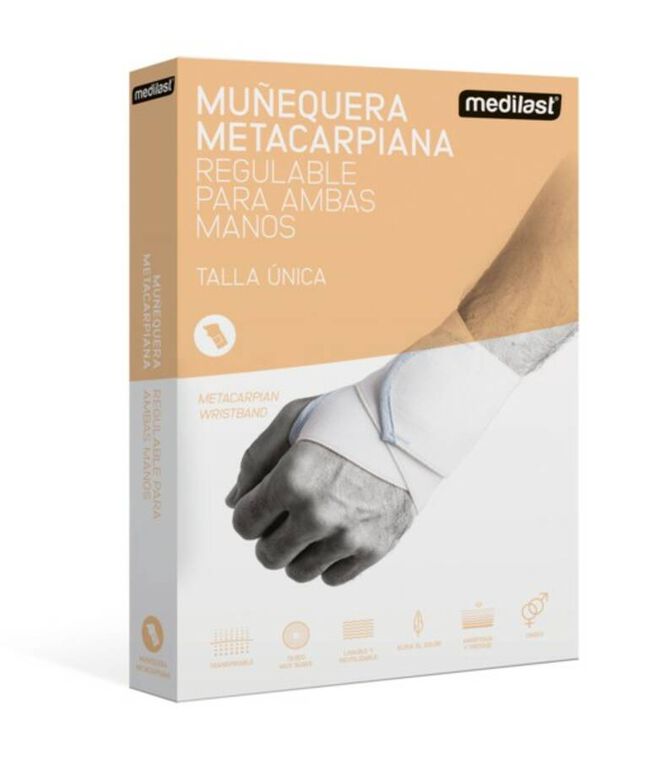 Medilast Trauma Plus Muñequera Metacarpiana Beige 1 Ud