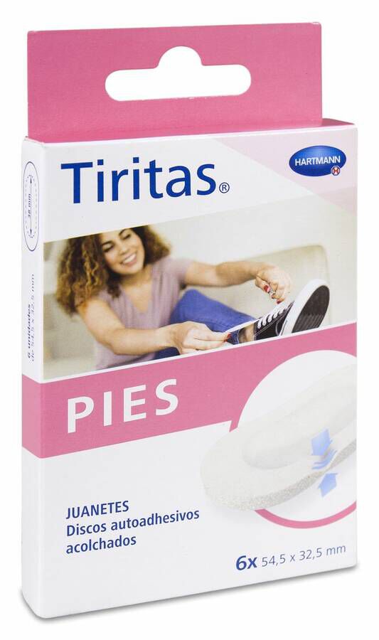 Tiritas Pies Juanetes 54,5 x 32,5 mm 6 Uds