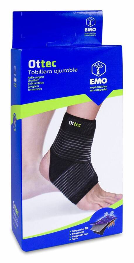 Emo Ottec Tobillera Ajustable Talla M 1 Ud