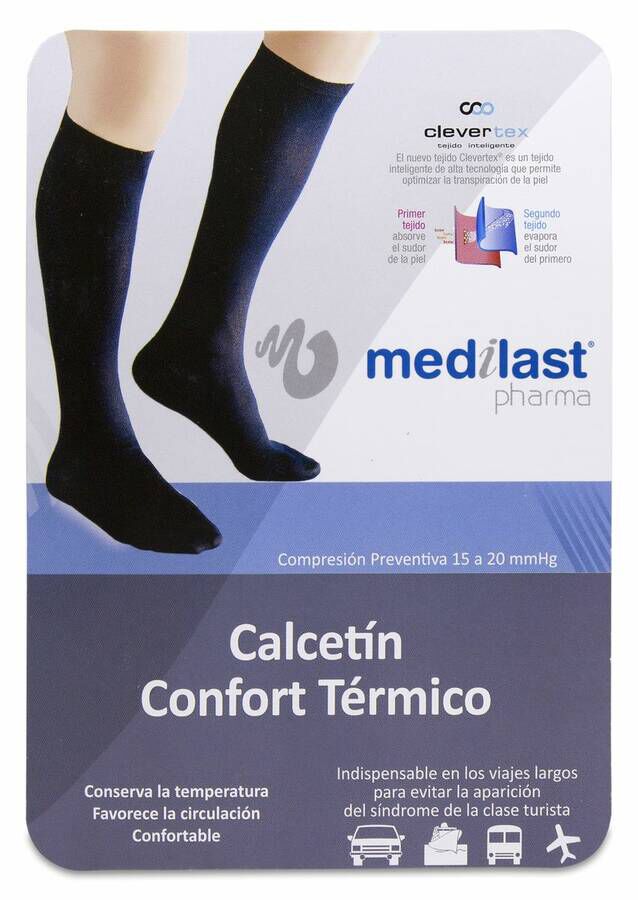 Medilast Calcetín Confort Marrón Talla XL 1 Par