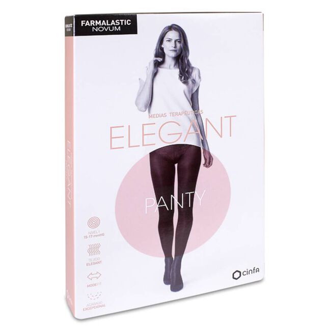 Farmalastic Novum Elegant Panty Compresión Ligera Canela Talla 2 1 Ud