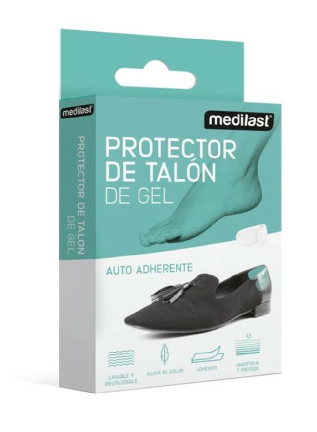 Medilast Protector de Talón de Gel 1 Par