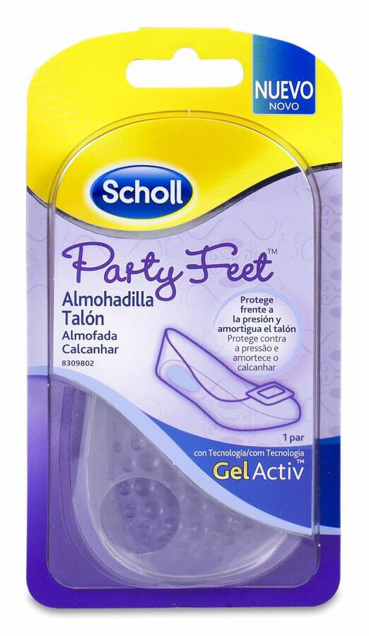 Scholl Gelactiv Almohadilla Talón 1 Par