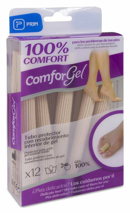 Comforgel Tubos Canalé 1,5cm de Diametro 12 Uds