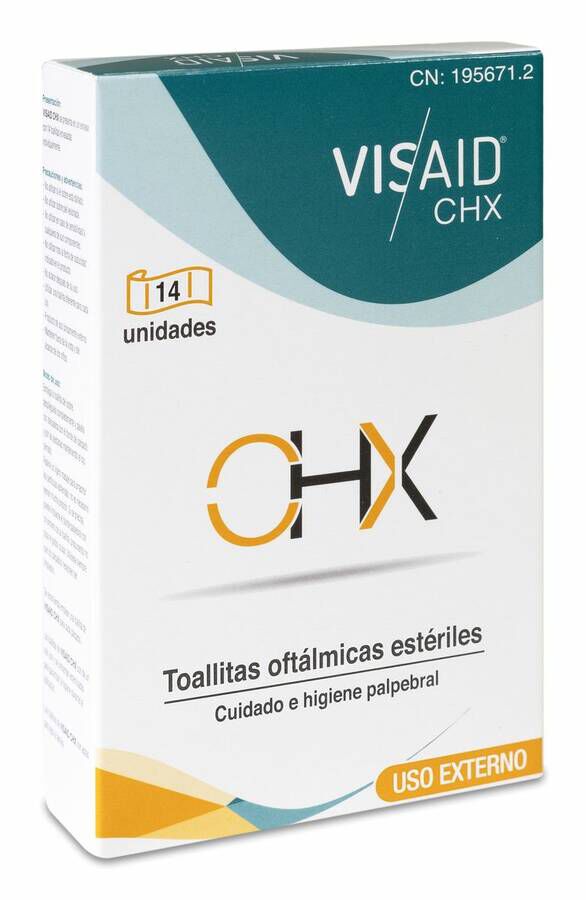 Visaid CHX Toallitas Oftálmicas 14 Uds