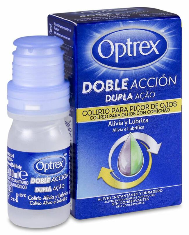 Optrex Doble Acción Picor Ojos Multidosis 10 ml