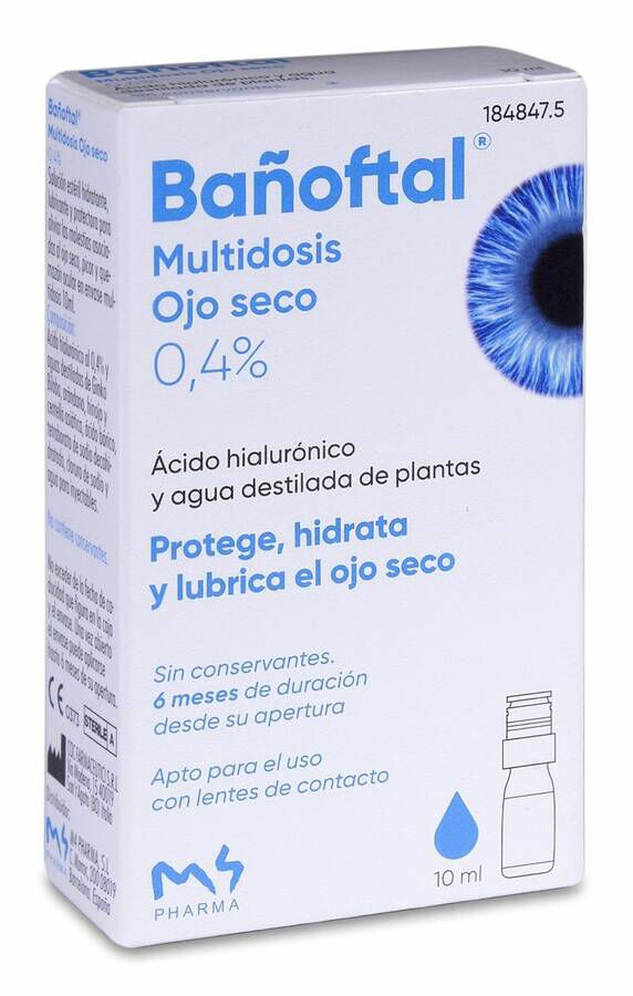 Bañoftal Multidosis 0,4% 10 ml