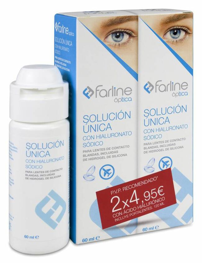 Duplo Farline Solución énica AH de Viaje 2 x 60 ml