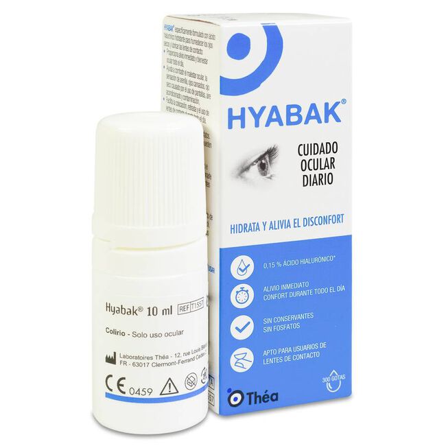 Hyabak Solución Hidratante Ocular 10 ml