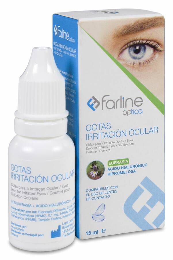 Farline Gotas Irritación Ocular Eufrasia y AH 15 ml