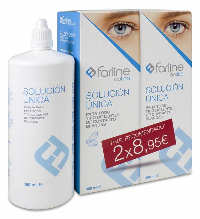 Duplo Farline Solución énica 360 ml 2 Unidades