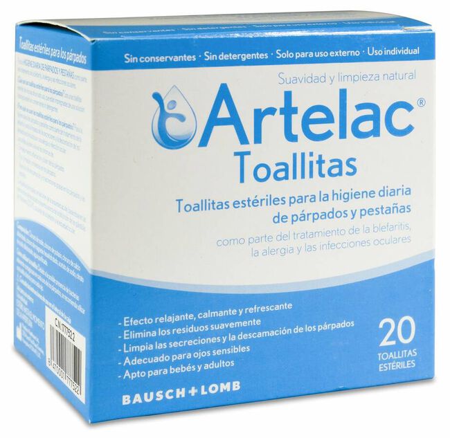 Artelac Toallitas 20 Uds