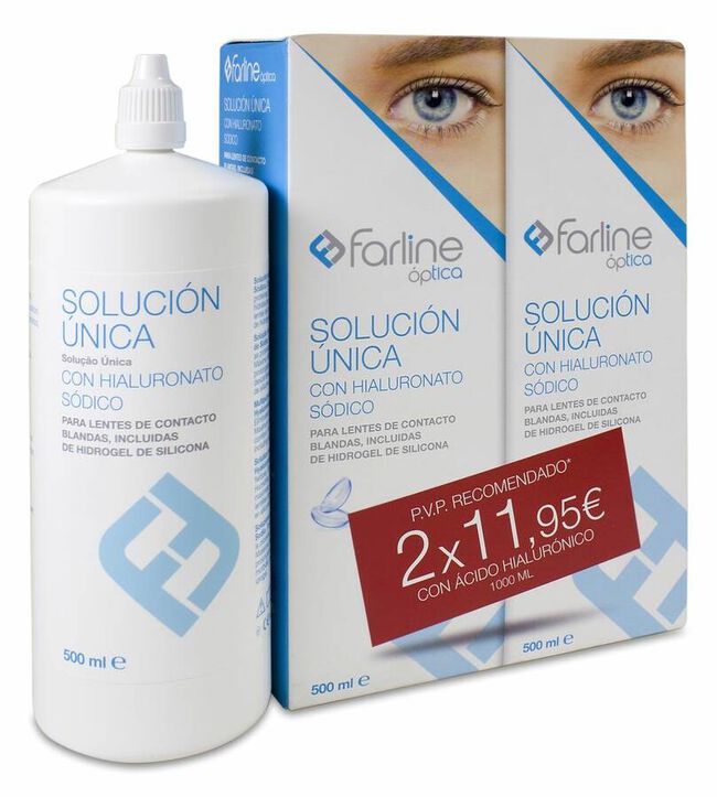 Pack Farline Solución énica AH 500 ml 2 Uds